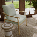 Dixie Chenille Velvet Accent Chair by TOV Furniture at Eve Furniture