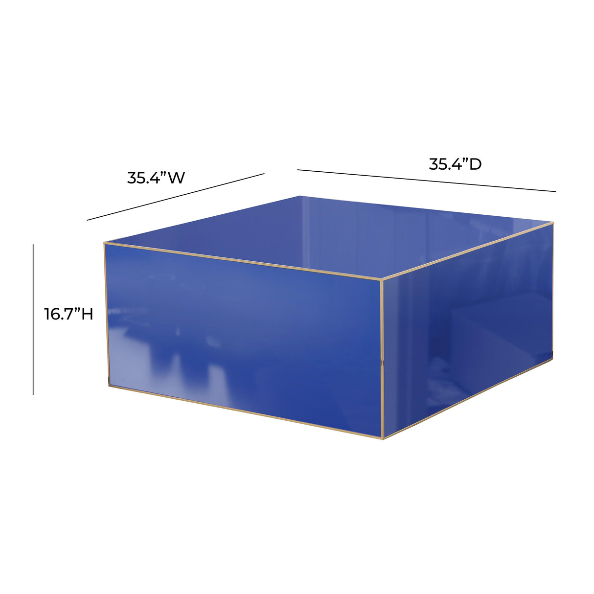 Havana Glass Coffee Table by TOV Furniture at Eve Furniture