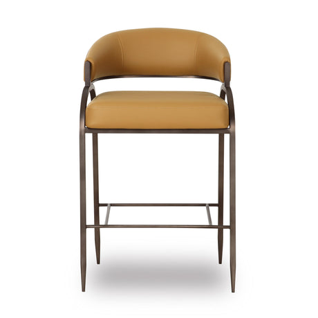 Tatum Performance Vegan Leather Counter Stool by TOV Furniture at Eve Furniture