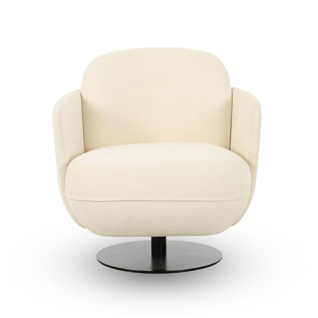 Solange Velvet Swivel Chair by TOV Furniture at Eve Furniture