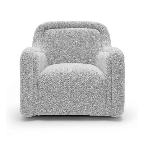 Charli Boucle Swivel Chair by TOV Furniture at Eve Furniture