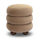Stefanie Velvet Ottoman by TOV Furniture at Eve Furniture