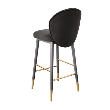 Hailey Velvet Stool by TOV Furniture at Eve Furniture