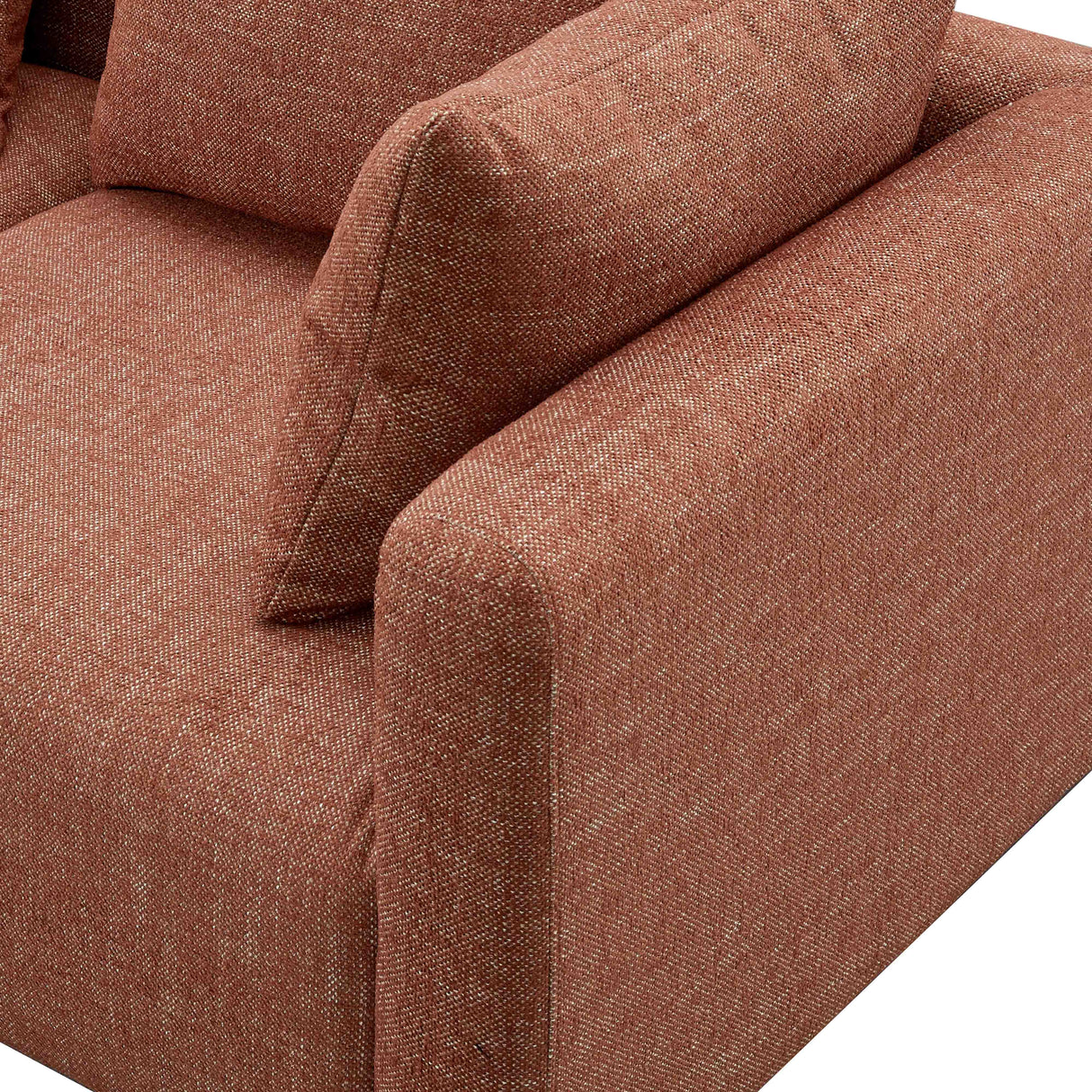 Hangover Heavy Textured Fabric Modular Loveseat by TOV Furniture at Eve Furniture