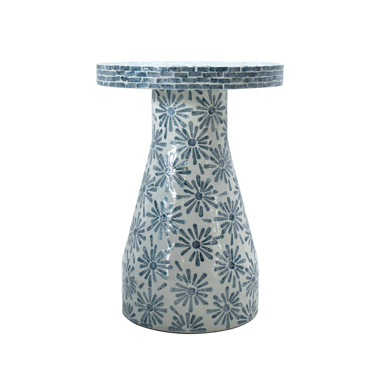 Halio Shell Side Table by TOV Furniture at Eve Furniture