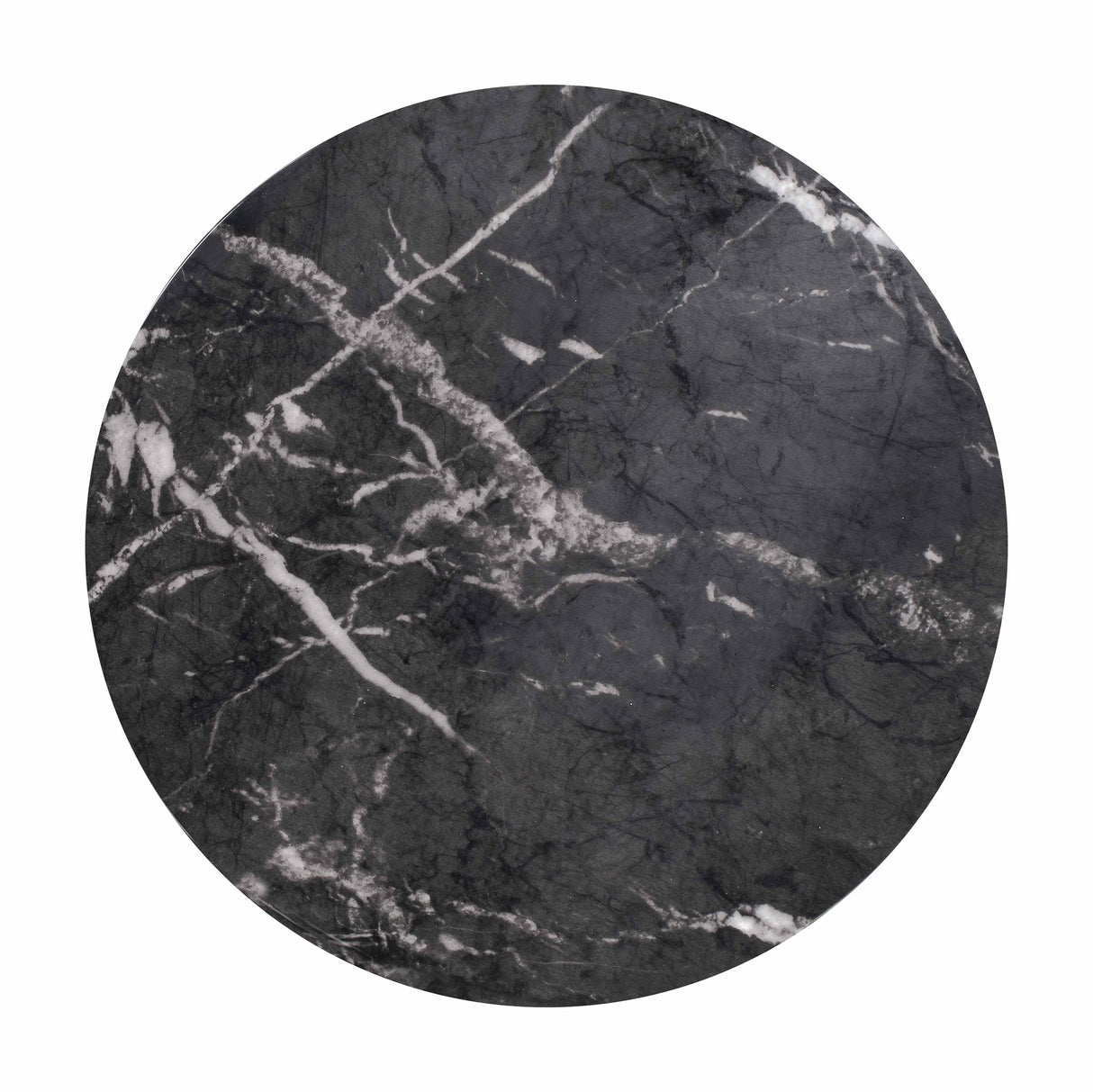 Rue Marble Indoor / Outdoor Round Side Table by TOV Furniture at Eve Furniture