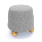 Jaine Loose Mohair Stool by TOV Furniture at Eve Furniture