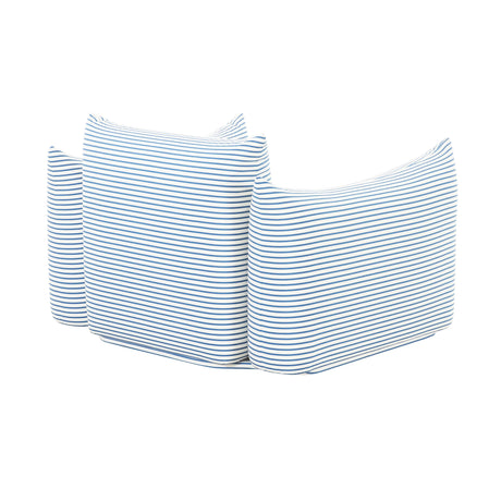 Saint Tropez Striped Stuffed Indoor / Outdoor Armchair by TOV Furniture at Eve Furniture