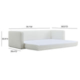 Ryan Boucle Sofa Bed by TOV Furniture at Eve Furniture