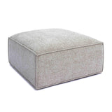 Mindy Chenille Basketweave Ottoman by TOV Furniture at Eve Furniture