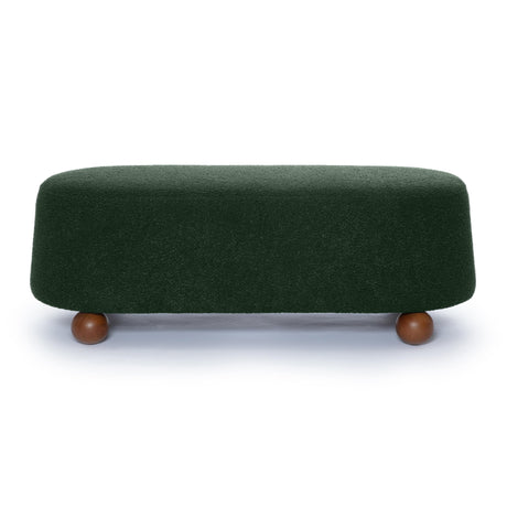 Jaine Boucle Large Ottoman by TOV Furniture at Eve Furniture