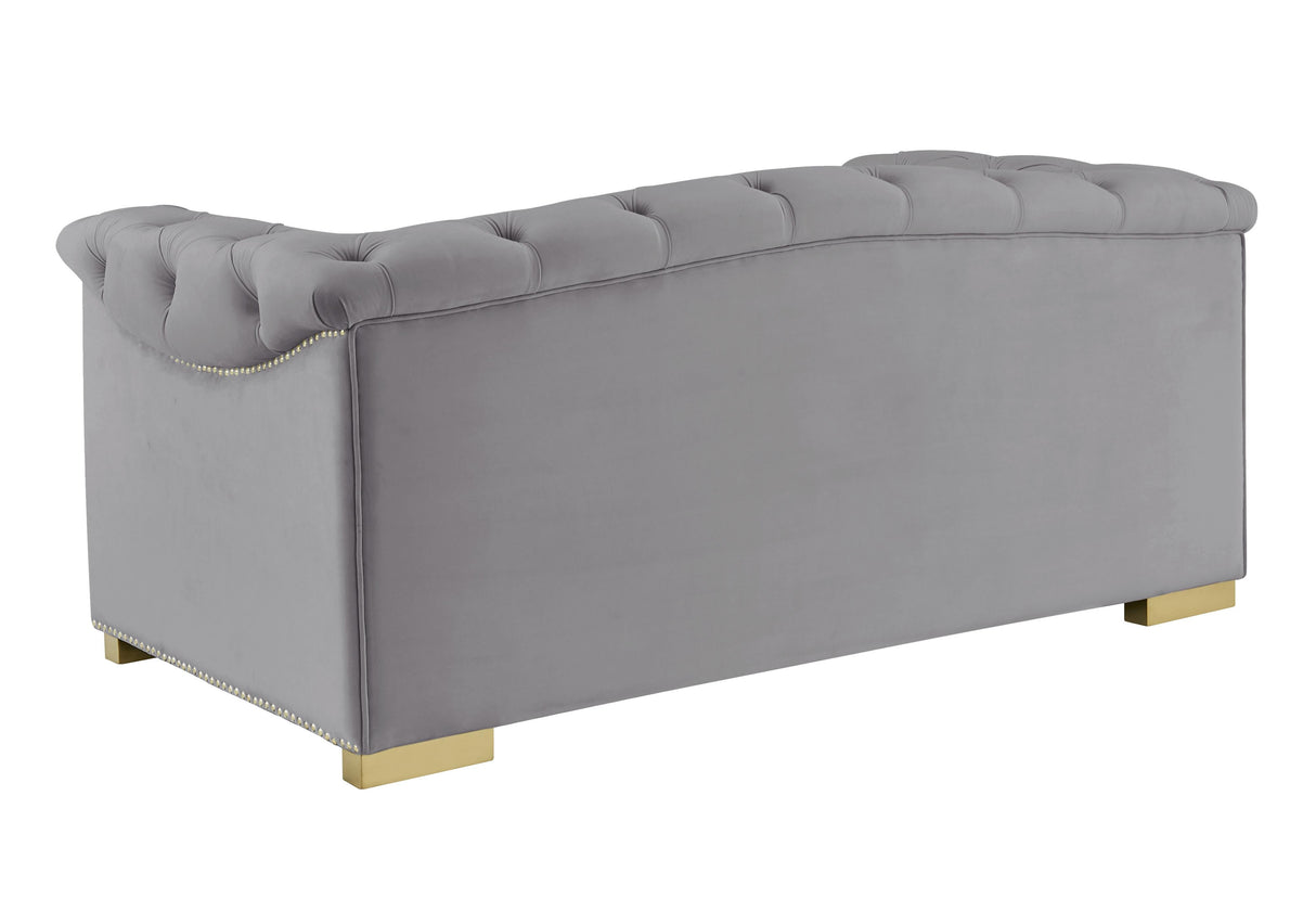 Farah Velvet Loveseat by Inspire Me! Home Decor by TOV Furniture at Eve Furniture