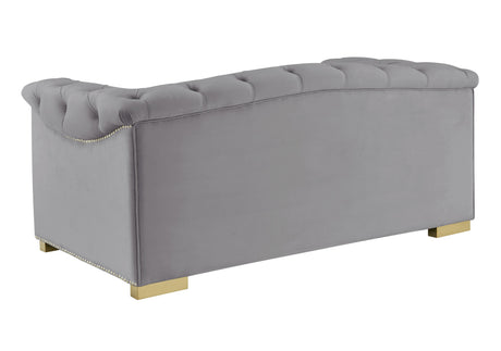 Farah Velvet Loveseat by Inspire Me! Home Decor by TOV Furniture at Eve Furniture