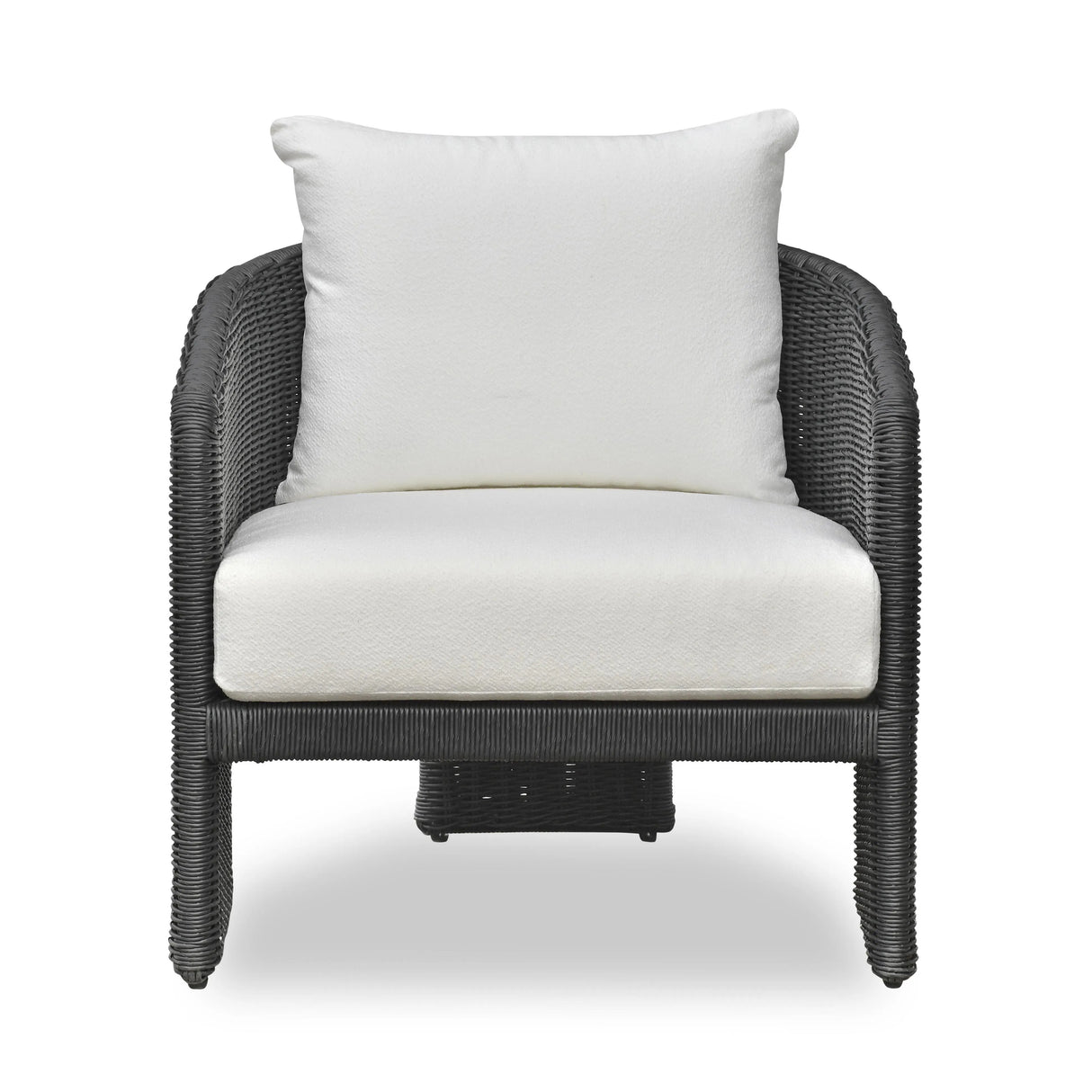 Alexa Rattan Performance Fabric Outdoor Armchair by TOV Furniture at Eve Furniture