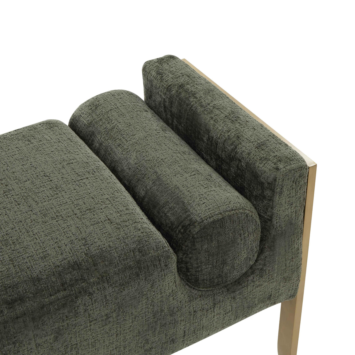 Ines Textured Velvet Bench by TOV Furniture at Eve Furniture