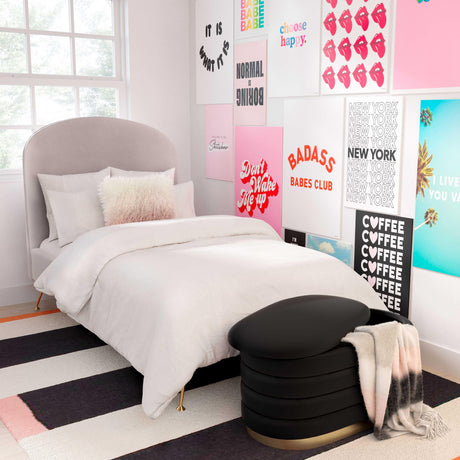 Lillian Velvet Storage Bench by TOV Furniture at Eve Furniture