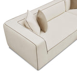 Tristine Cream Linen Sectional by TOV Furniture at Eve Furniture