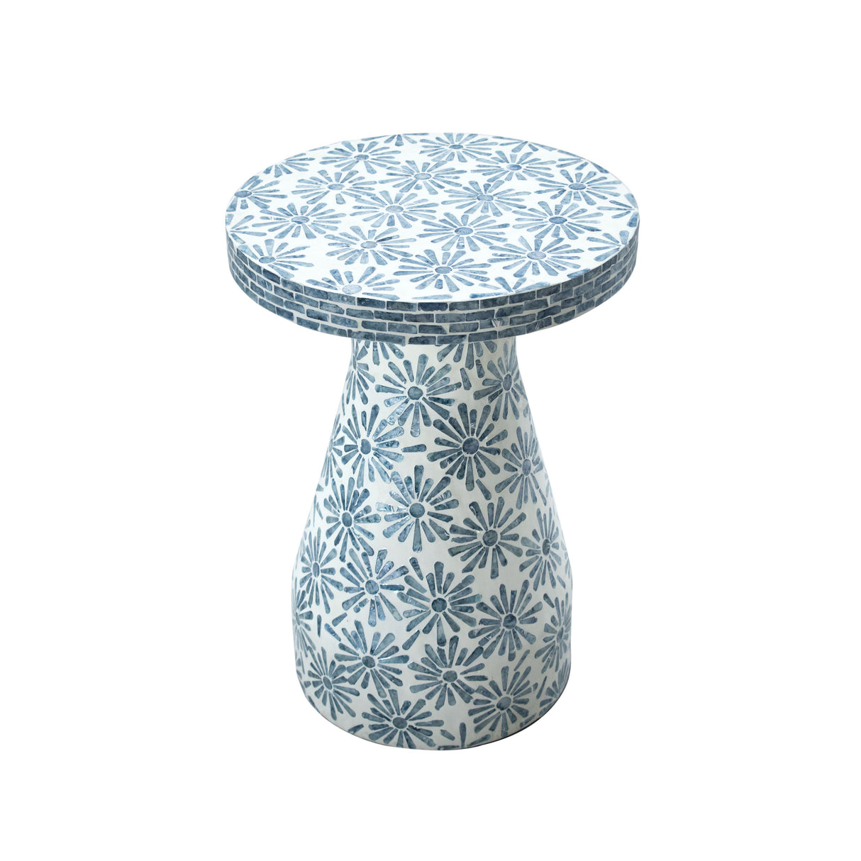Halio Shell Side Table by TOV Furniture at Eve Furniture