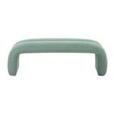 Leigh Velvet Channeled Bench by TOV Furniture at Eve Furniture