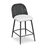 Alexa Performance Fabric Outdoor Stool by TOV Furniture at Eve Furniture