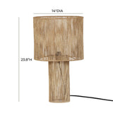 Hope Natural Table Lamp by TOV Furniture at Eve Furniture