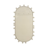 Bubbles Ivory Oval Wall Mirror by TOV Furniture at Eve Furniture