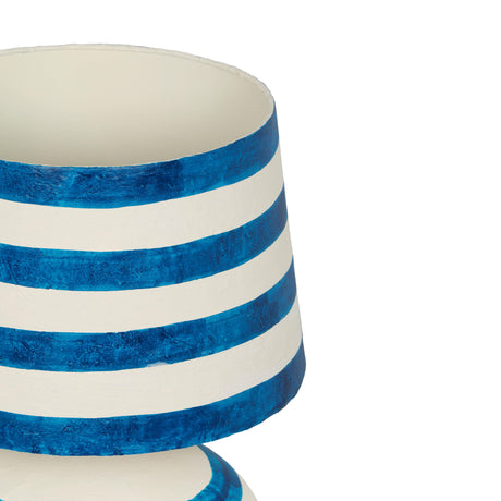 Positano Striped Papier Mache Table Lamp by TOV Furniture at Eve Furniture