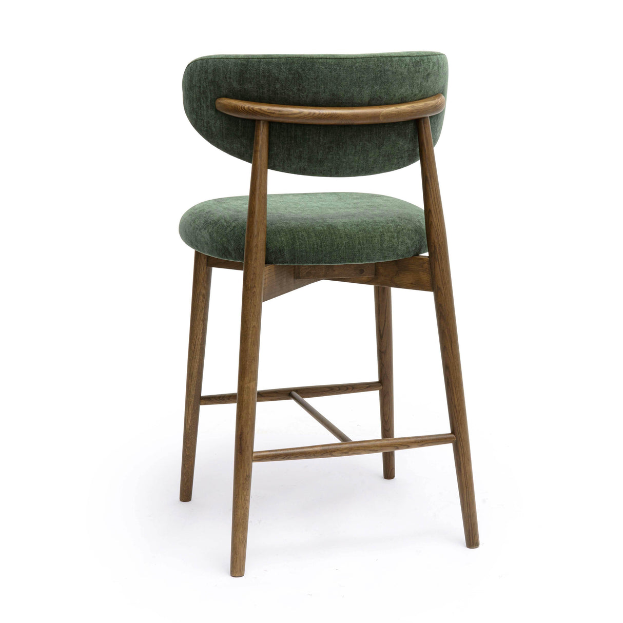 Zinea Performance Textured Velvet Counter Stool by TOV Furniture at Eve Furniture