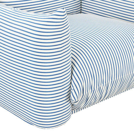 Saint Tropez Striped Stuffed Indoor / Outdoor Armchair by TOV Furniture at Eve Furniture