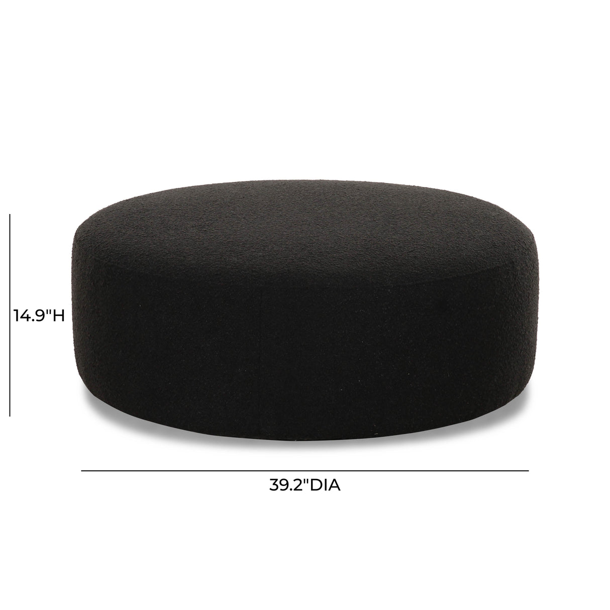 Broohah Upholstered Ottoman by TOV Furniture at Eve Furniture