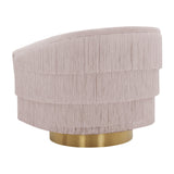 Flapper Velvet Swivel Chair by TOV Furniture at Eve Furniture