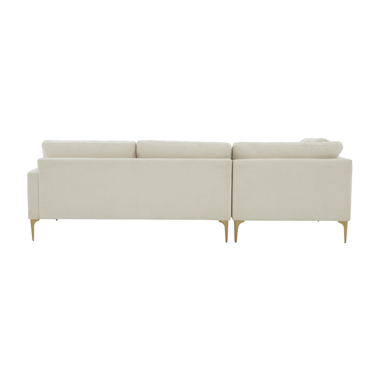 Serena Velvet Chaise Sectional by TOV Furniture at Eve Furniture