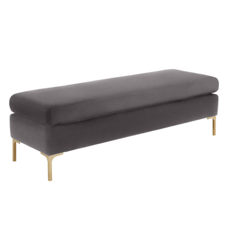 Delilah Velvet Bench by TOV Furniture at Eve Furniture