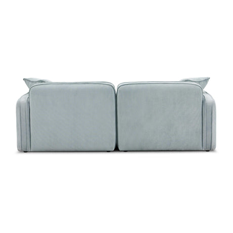 Travie Performance Corduroy Velvet Modular Loveseat by TOV Furniture at Eve Furniture