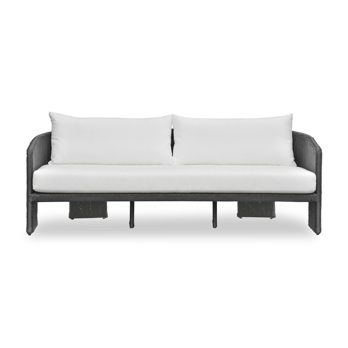 Alexa Rattan Performance Fabric Outdoor Sofa by TOV Furniture at Eve Furniture