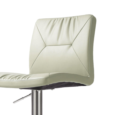 Paddy Performance Vegan Leather Adjustable Stool by TOV Furniture at Eve Furniture