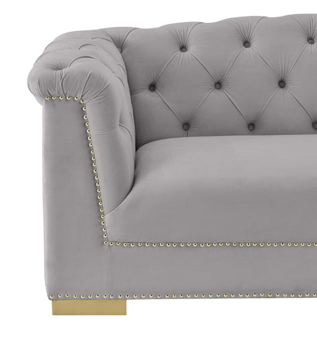 Farah Velvet Loveseat by Inspire Me! Home Decor by TOV Furniture at Eve Furniture