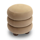 Stefanie Velvet Ottoman by TOV Furniture at Eve Furniture