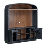 Marlow Wood Entertainment Center by TOV Furniture at Eve Furniture
