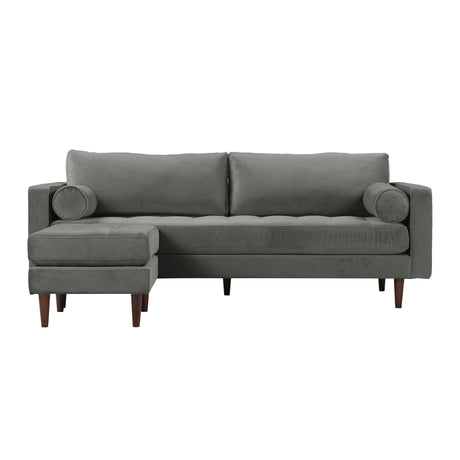 Cave Velvet Sectional by TOV Furniture at Eve Furniture
