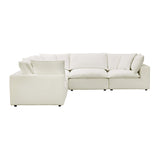 Cali Performance Fabric Modular 5-Piece L-Sectional by TOV Furniture at Eve Furniture