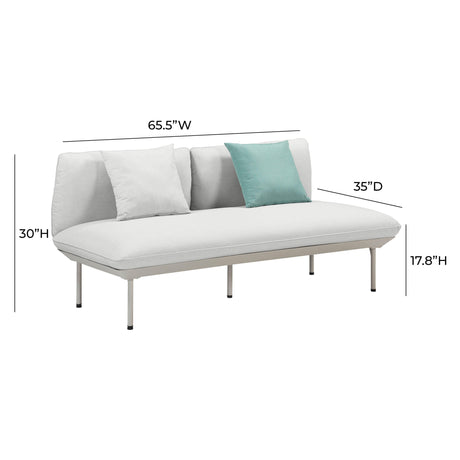 Katti Outdoor Loveseat by TOV Furniture at Eve Furniture