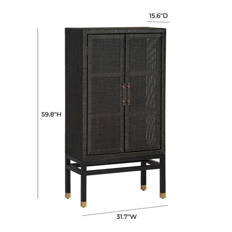 Amara Woven Rattan Cabinet by TOV Furniture at Eve Furniture