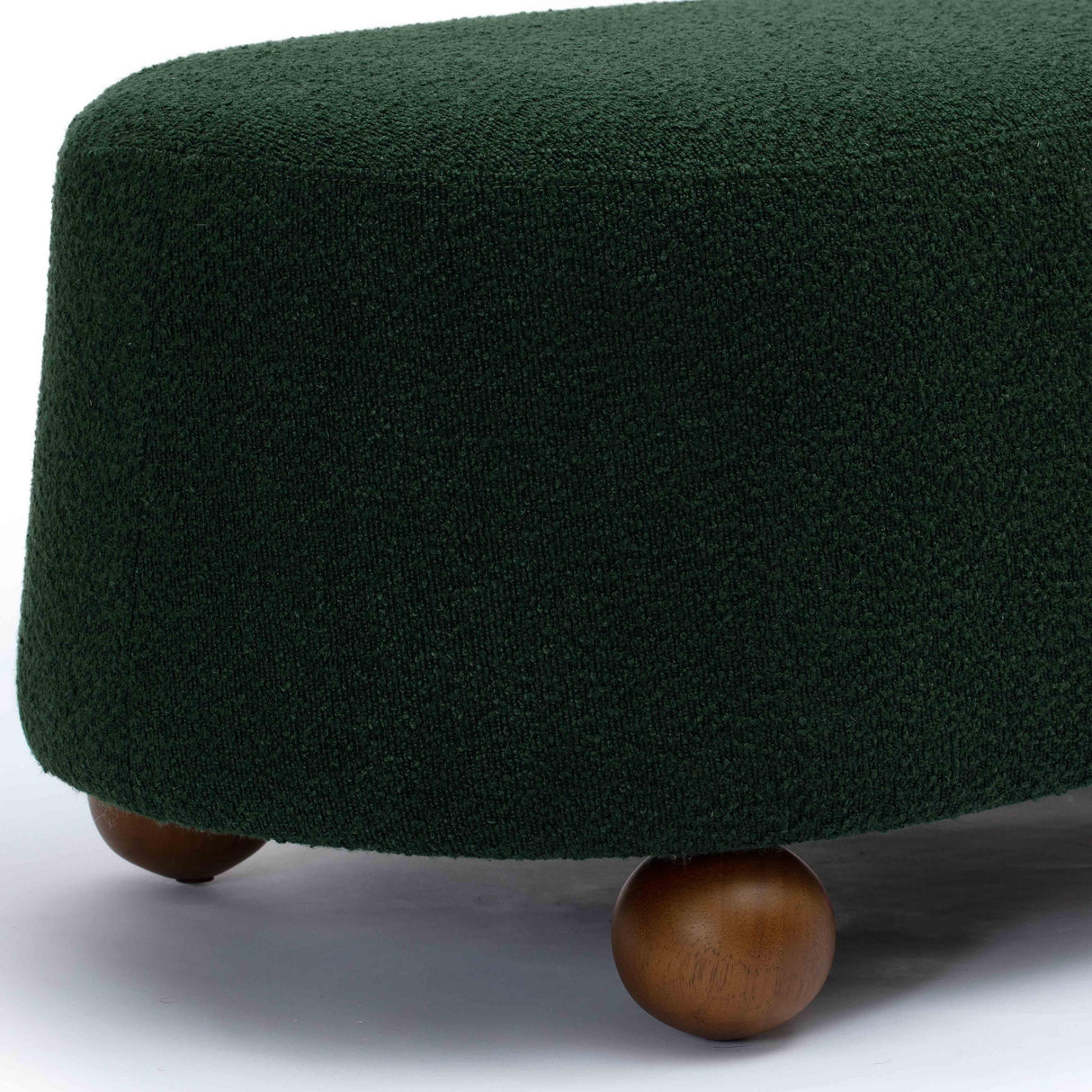 Jaine Boucle Large Ottoman by TOV Furniture at Eve Furniture