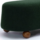 Jaine Boucle Large Ottoman by TOV Furniture at Eve Furniture