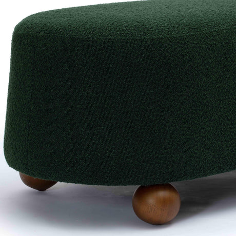 Jaine Boucle Large Ottoman by TOV Furniture at Eve Furniture
