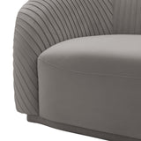 Yara Pleated Velvet Sofa by Inspire Me! Home Decor by TOV Furniture at Eve Furniture