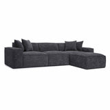Mindy Chenille Basketweave Modular Sectional by TOV Furniture at Eve Furniture