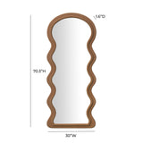 Rhodes Velvet 70" Floor Mirror by TOV Furniture at Eve Furniture