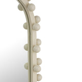 Bubbles Ivory Oval Wall Mirror by TOV Furniture at Eve Furniture